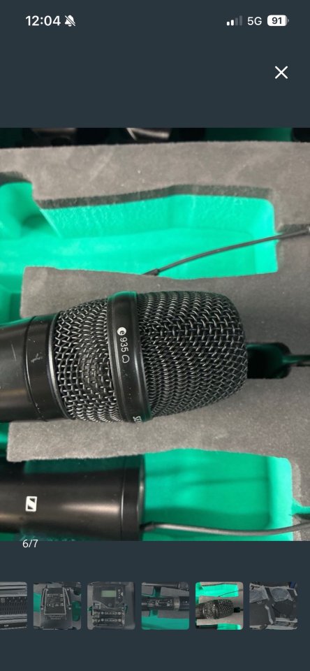 Microfonia inalambrica sennheiser