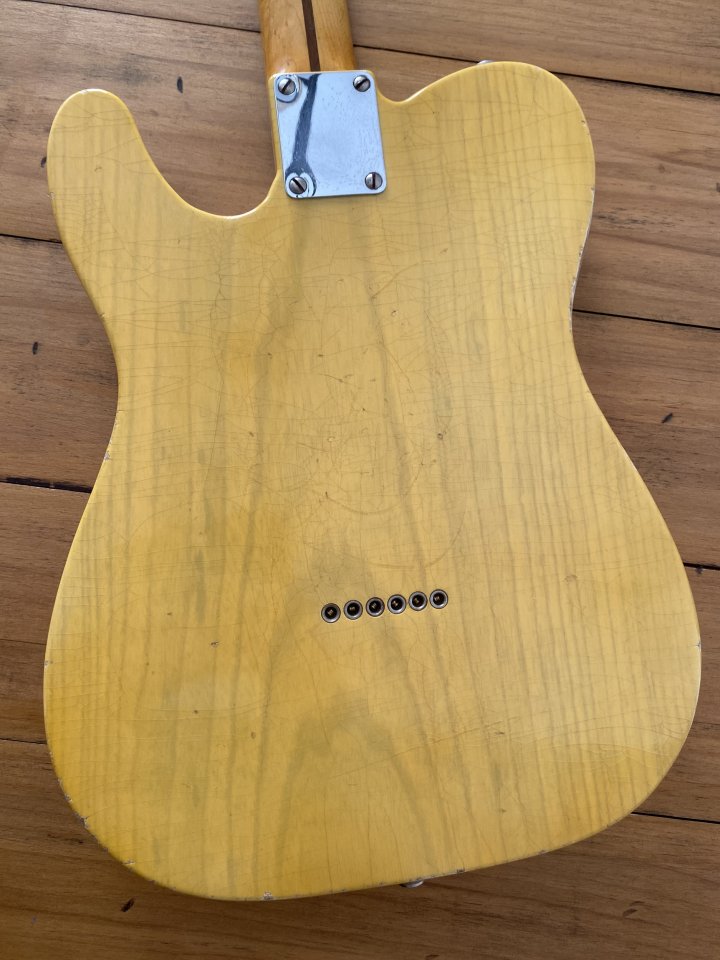 Réplica Telecaster 1952 Blackguard de segunda mano · Foto 5 de 10 · Madrid · 2450 €