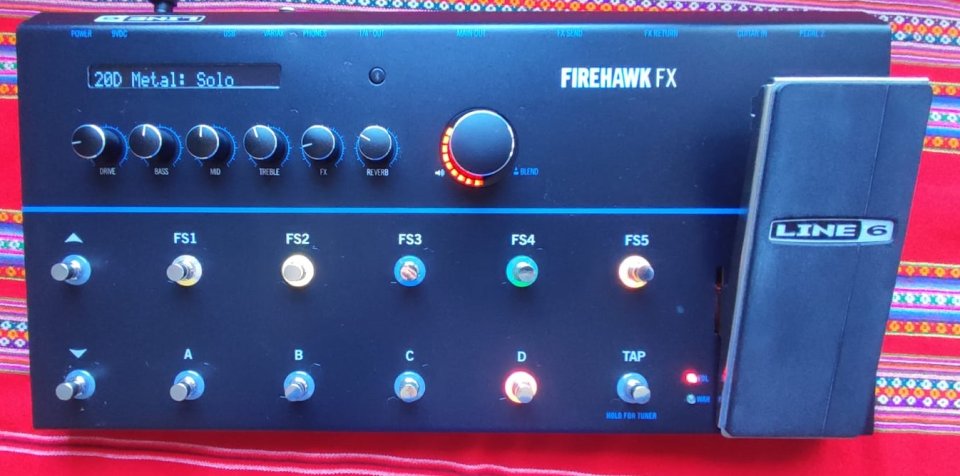 Pedalera Line 6 Firehawk FX