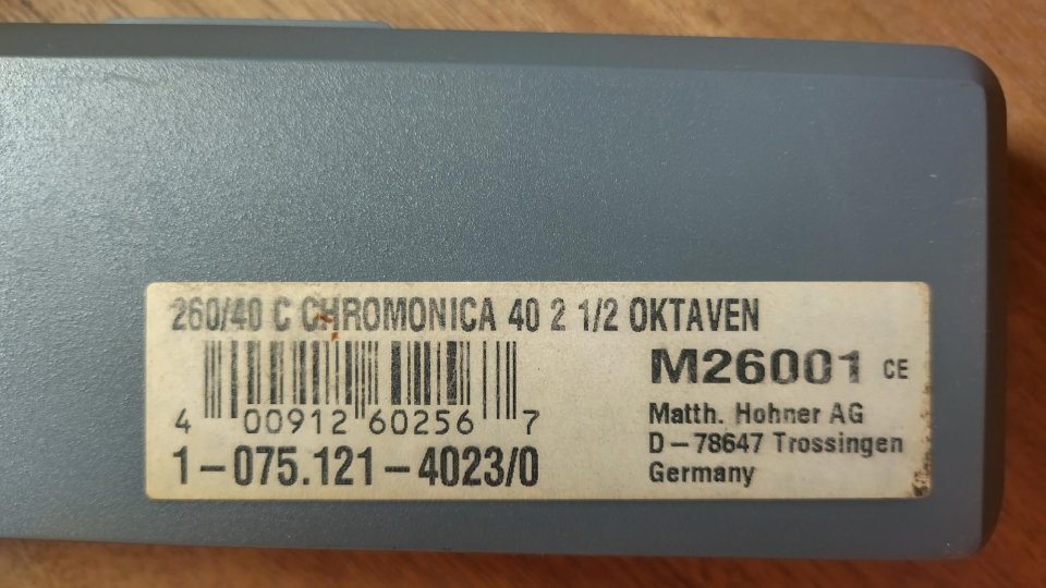 Armónica cromática HOHNER Chromonica 260 40 C de segunda mano · Foto 9 de 10 · Zaragoza · 75 €