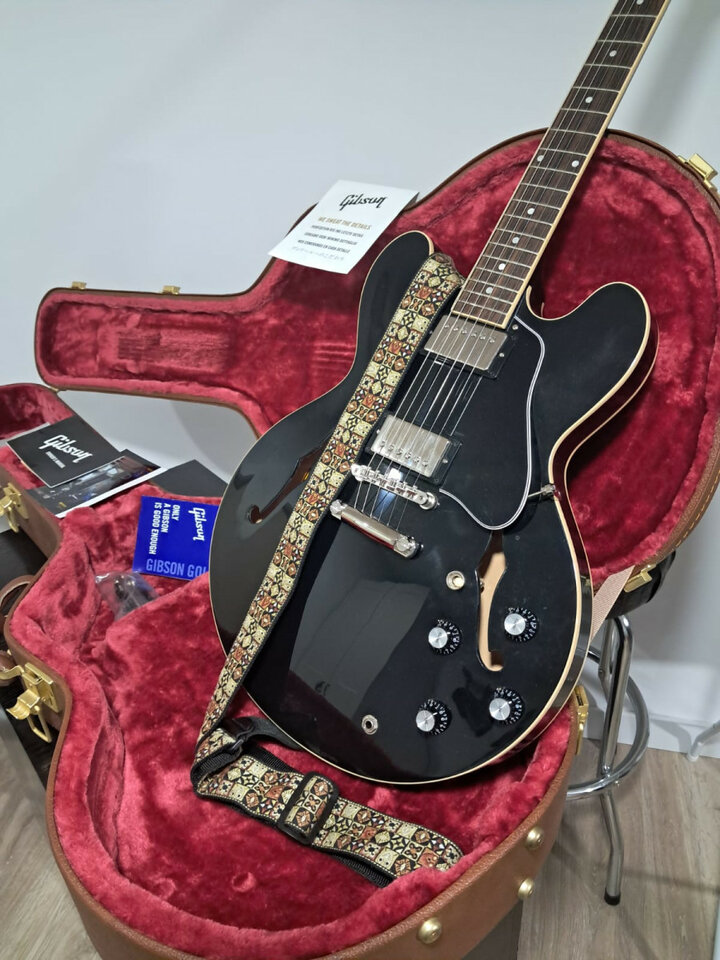 Gibson ES-335 DOT VINTAGE EBONY 2021 nueva CAMBIO strato-SG-prs -- RESERVAD