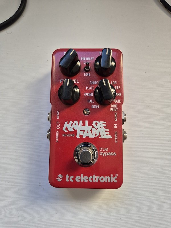 TC Electronic Pedal Reverb Hall of Fame