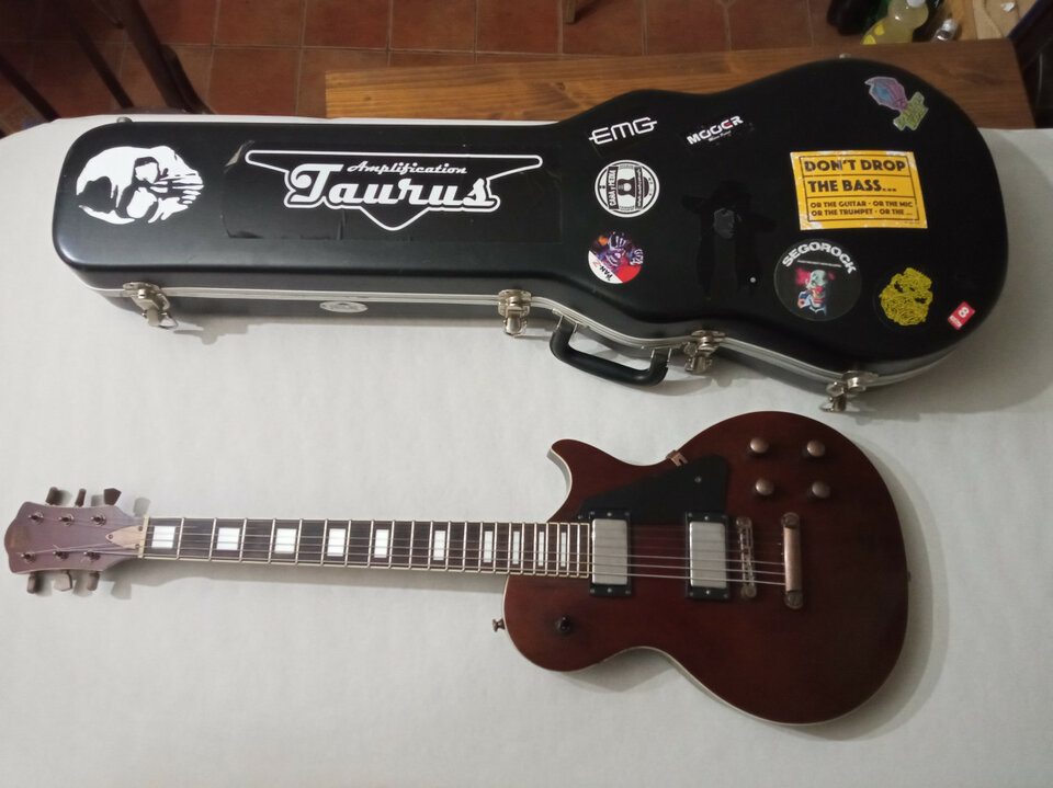 Les Paul AXL Badwater con EMG