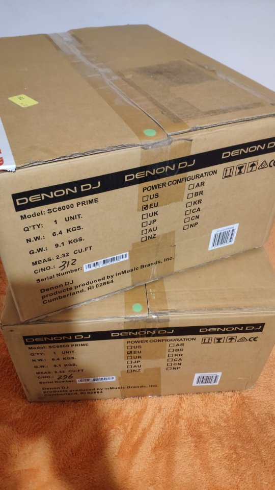 Vendo 2 CD-DJ Denon SC6000