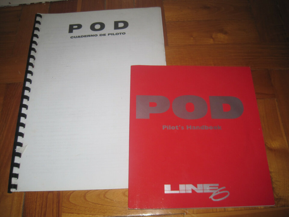 Manuales Line 6 Pod en español e inglés