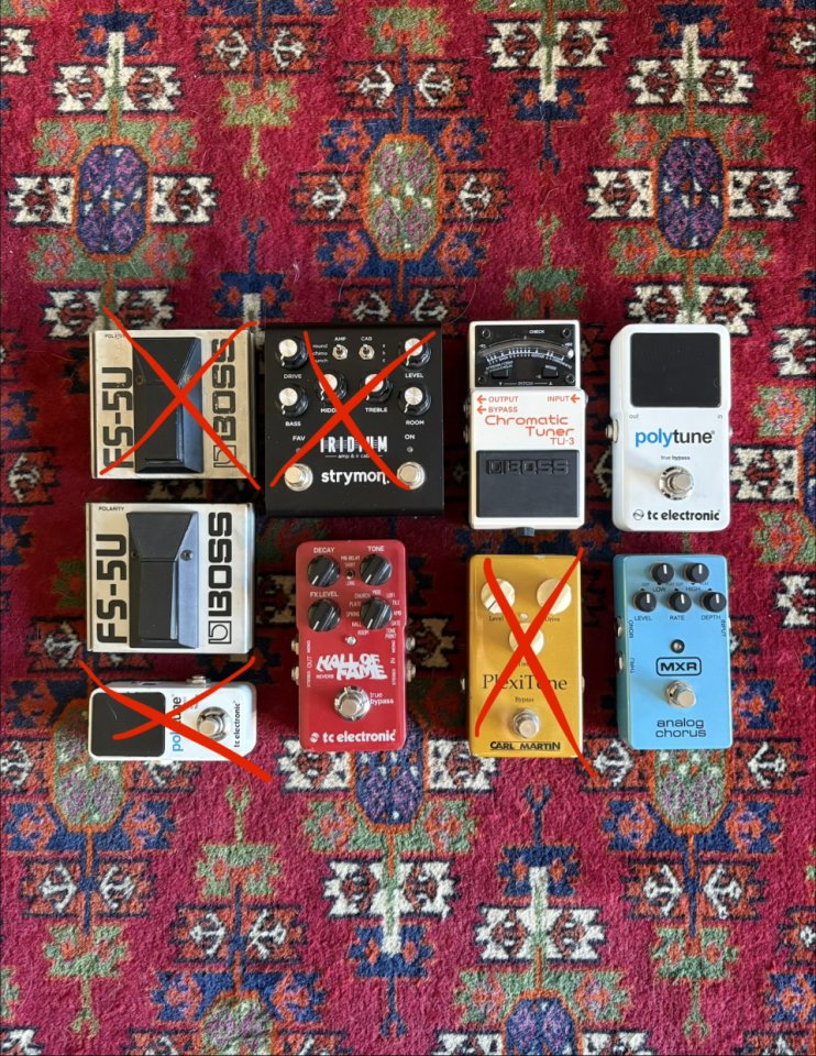 LOTE pedales: Boss, Carl Martin, MXR... de segunda mano · Barcelona · 1 €
