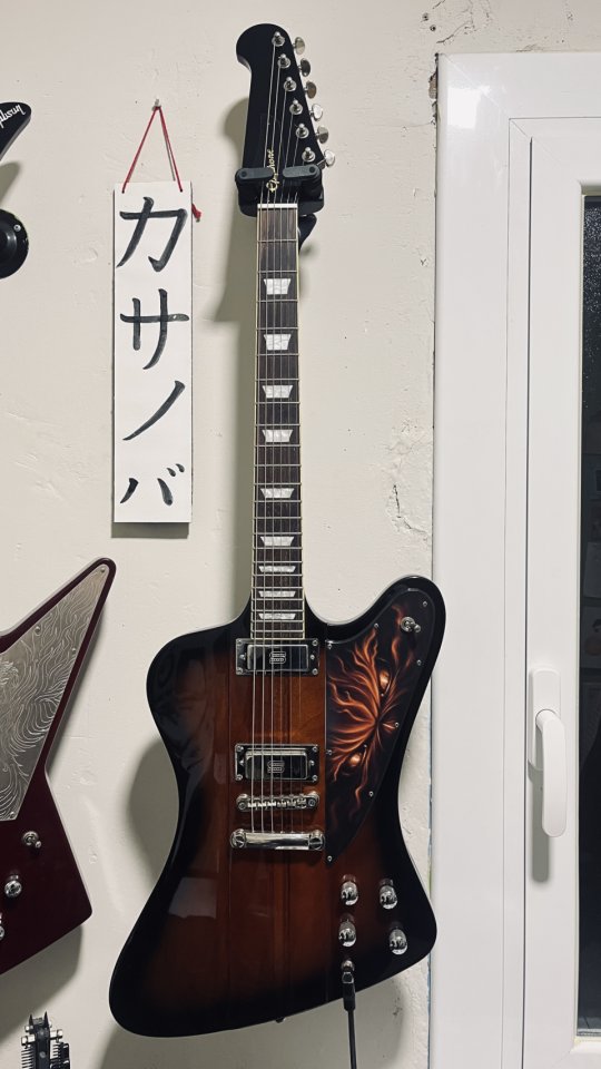 Epiphone Firebird Original Vintage Sunburst Con Pastillas Seymour Duncan