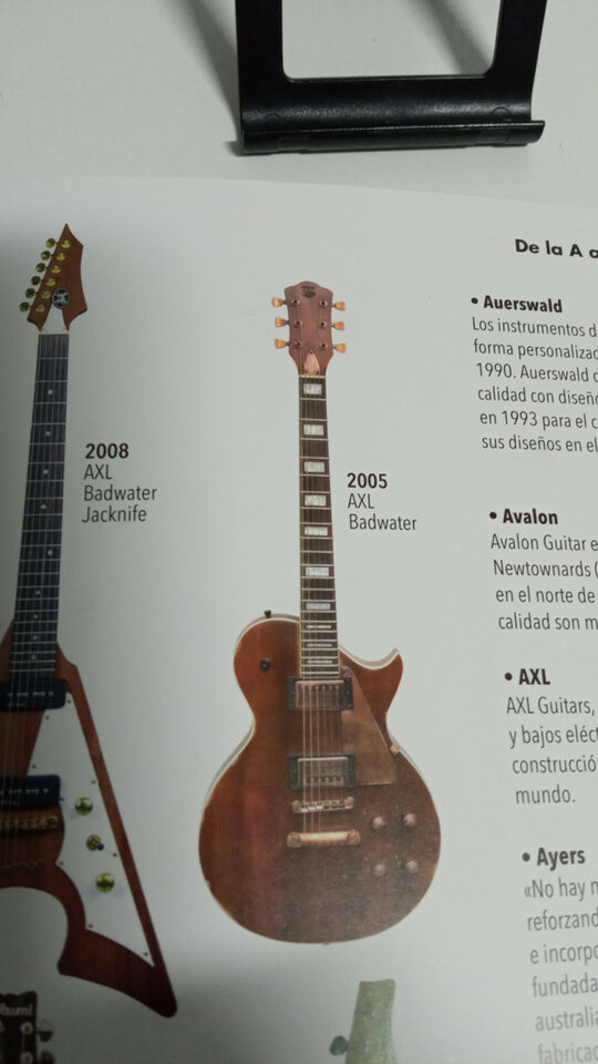 Les Paul AXL Badwater con EMG