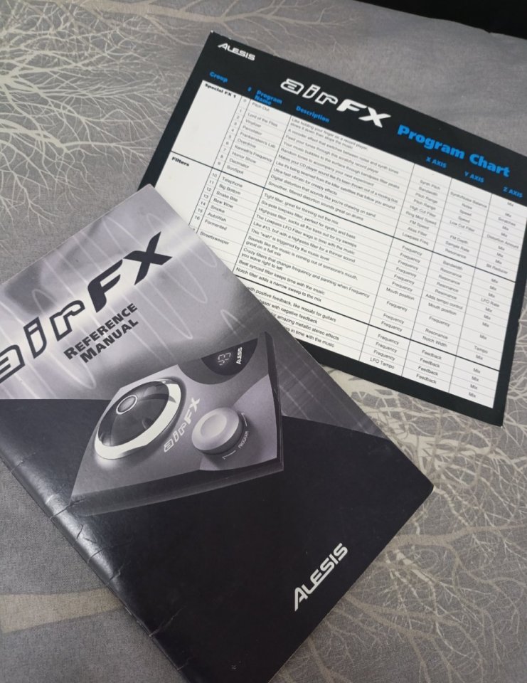 Alesis air Fx modulo de efectos