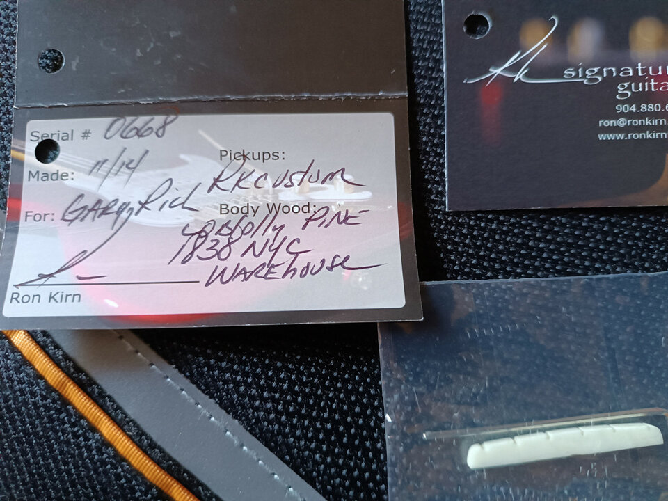 Guitarra Ron Kirn Barnbuster Custom para zurdo, zurda, zurdos