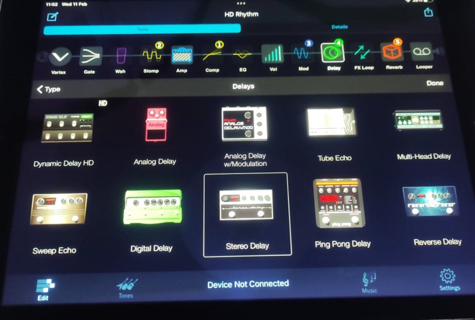 Pedalera Line 6 Firehawk FX