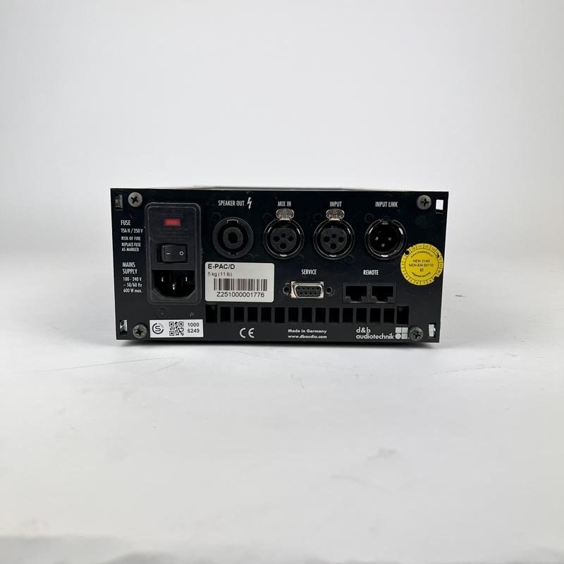 Amplificador d&b Audiotechnik modelo EPAC V3 de segunda mano · Foto 2 de 2 · Murcia · 350 €