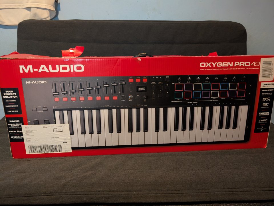 Teclado Controlador MIDI M-Audio Oxygen Pro 49