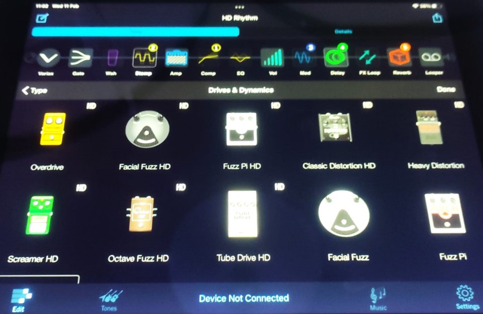 Pedalera Line 6 Firehawk FX