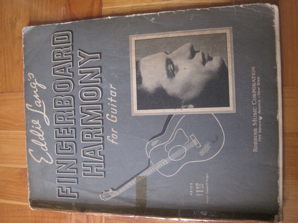 Manual antiguo Eddie Lang's Fingerboard Harmony for Guitar