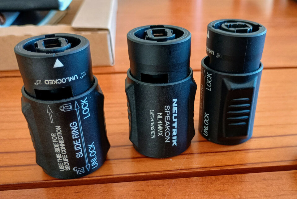 Conectores SpeakON Neutrik NL4MMX