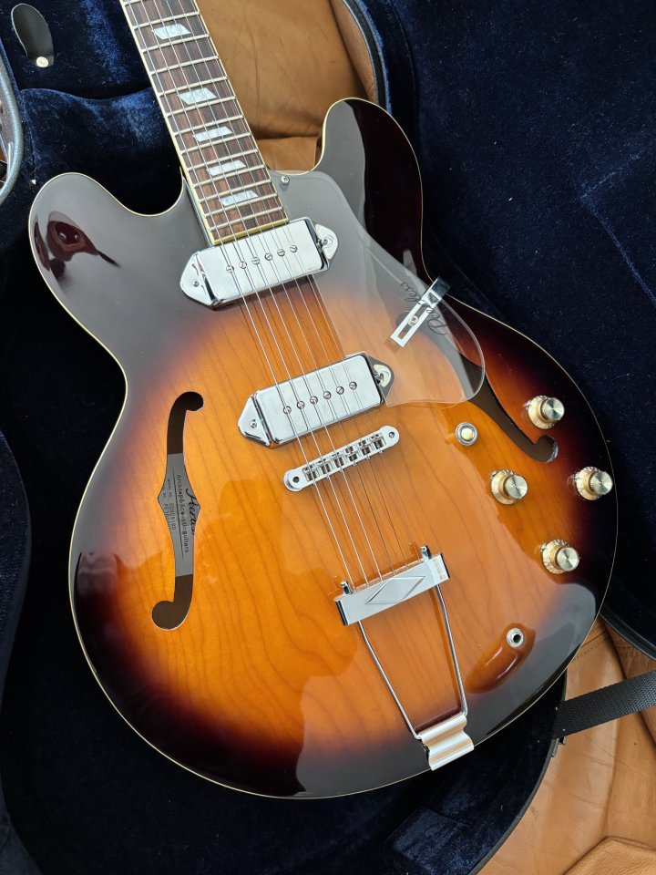 CAMBIO-Peerless Songbird Thinline Antique Sunburst