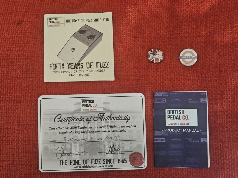 BPC Britsound Fuzz Tone Bender MKIII