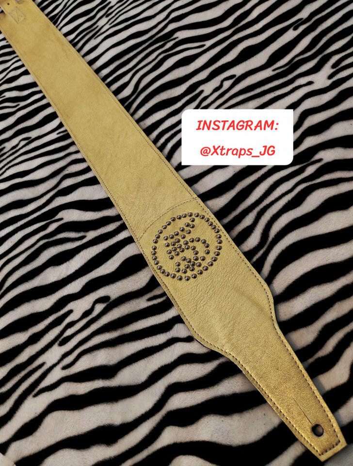 Correa JOHN 5 XL 100% cuero guitarra o bajo