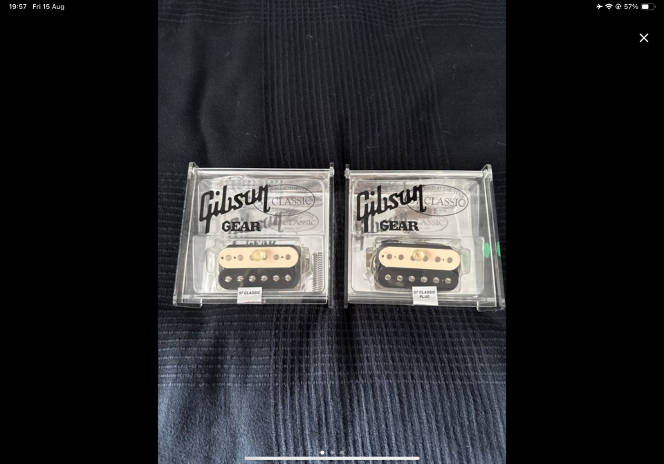 Set humbucker GIBSON Classic 57 zebra