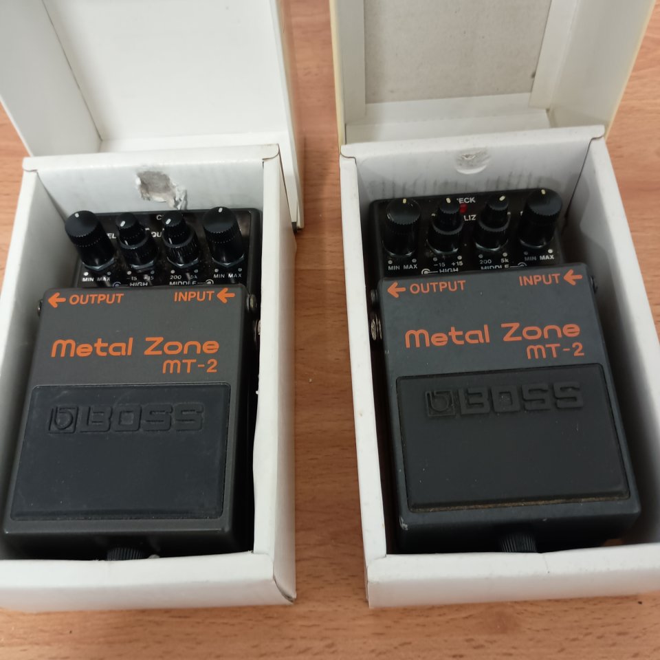 2 pedales Boss Mt-2 metal zone v1 de segunda mano · Foto 3 de 4 · Málaga · 60 €