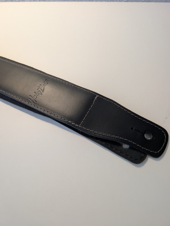 Harley Benton - Correa acolchada negra