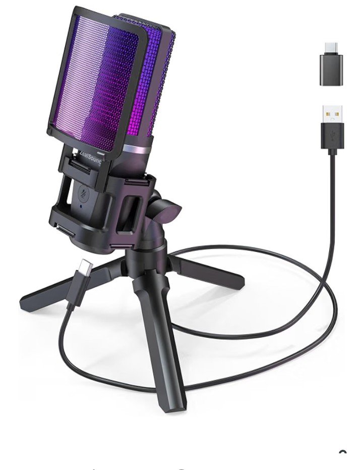 Micrófono de condensador USB ZealSound de segunda mano · Foto 1 de 2 · Madrid · 20 €
