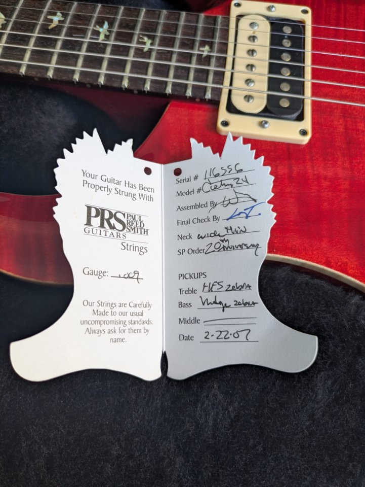 PRS Custom 24  - 20th Anniversary