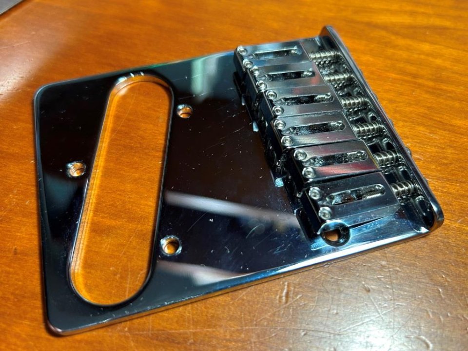 Puente telecaster GOTOH GTC201 silletas latón cromado