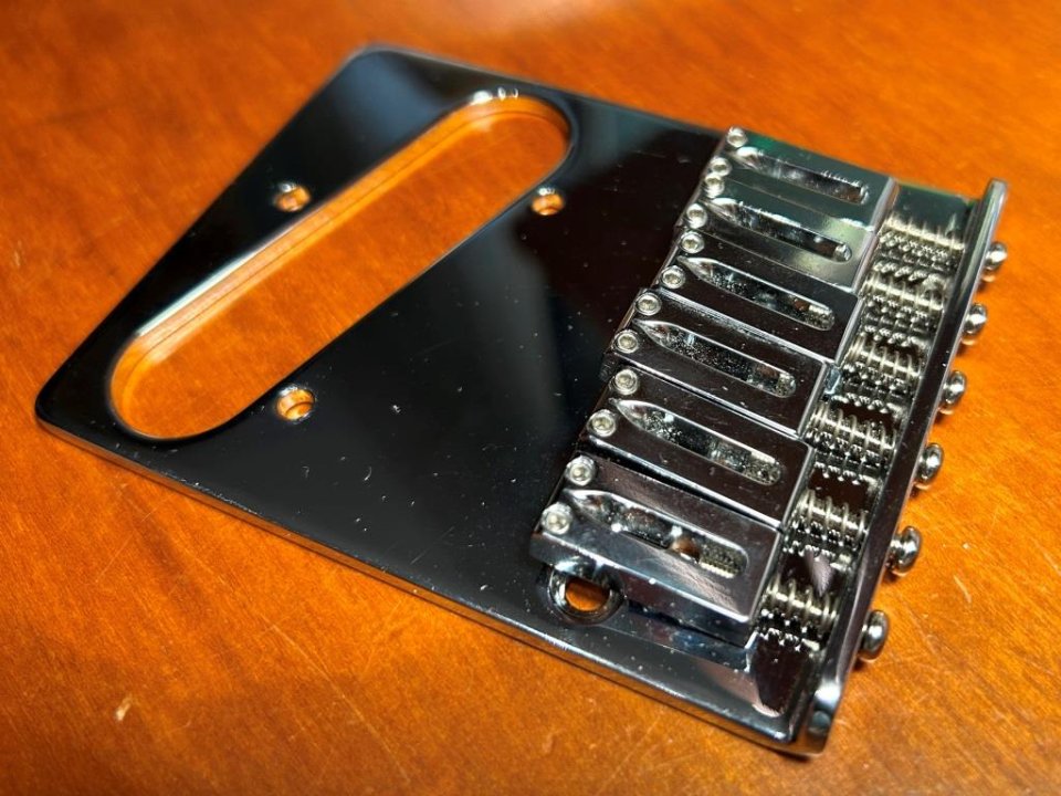 Puente telecaster GOTOH GTC201 silletas latón cromado