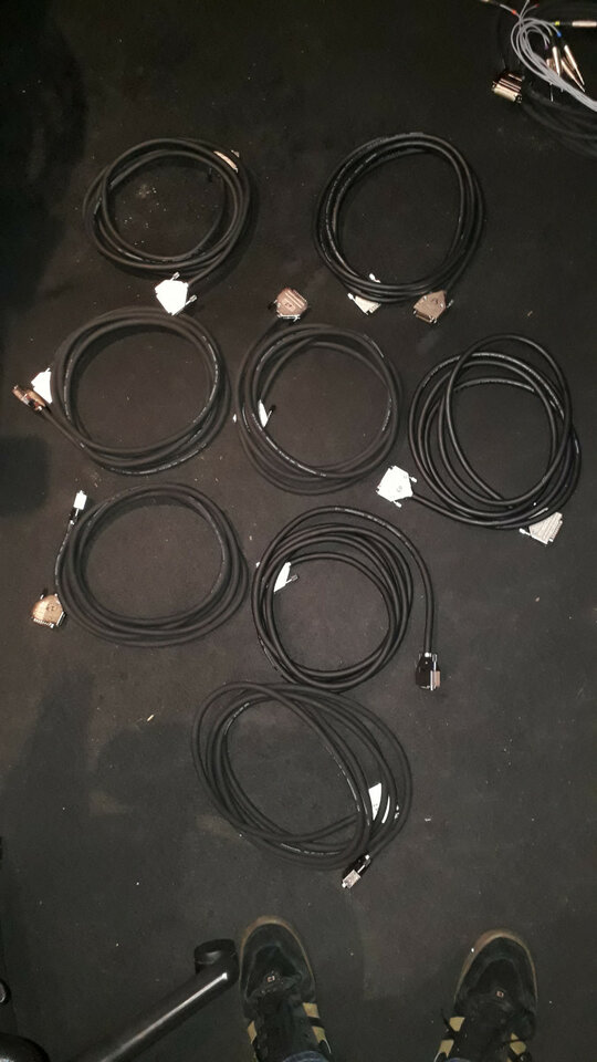 Vendo cableado de estudio de grabación, DSub25 - XLR - Jack - PATCHBAYS