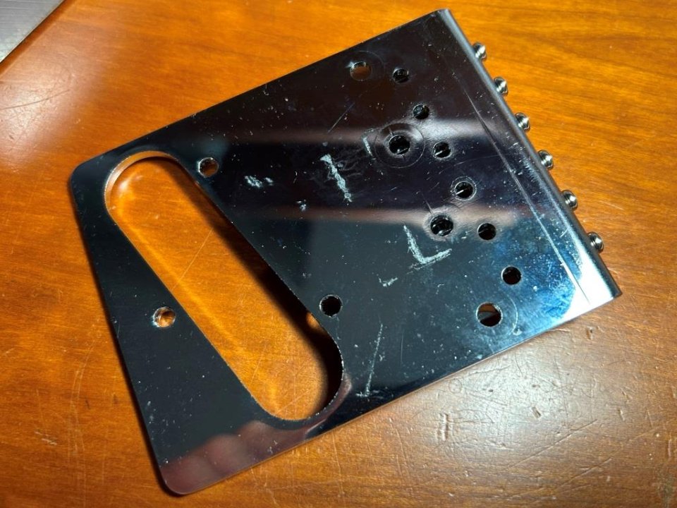 Puente telecaster GOTOH GTC201 silletas latón cromado