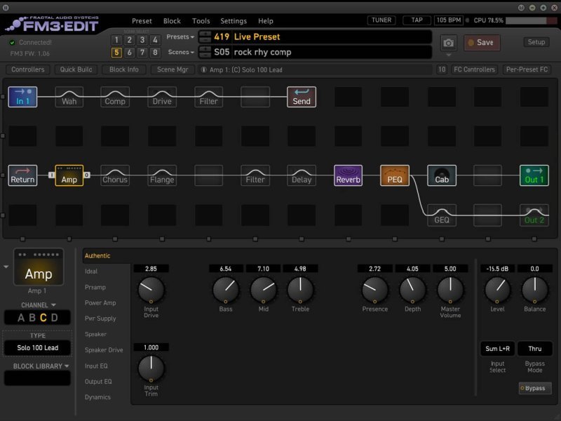 Fractal FM3 ( En perfecto estado )