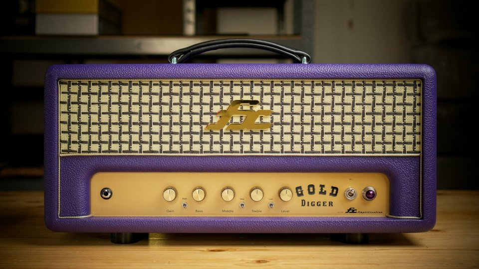 FX Amps Gold Digger – Handwired Plexi 20W (Levant Purple) 6L6