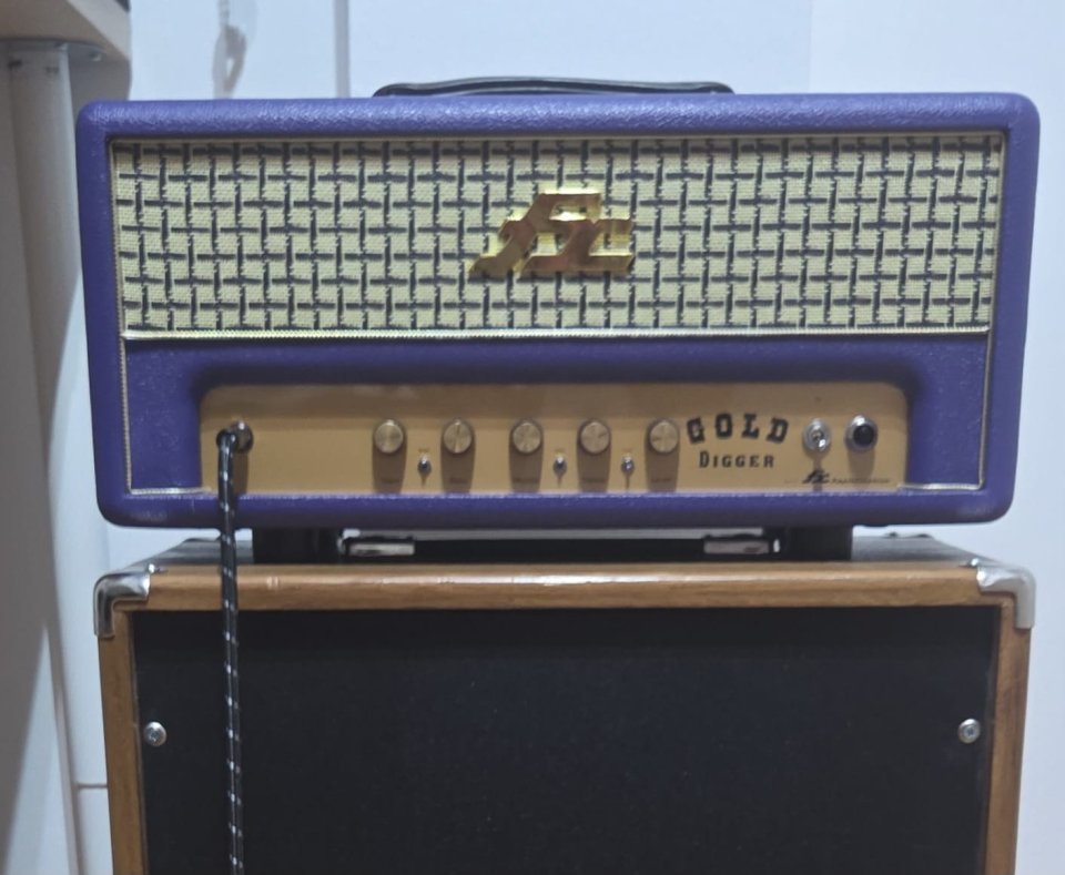 FX Amps Gold Digger – Handwired Plexi 20W (Levant Purple) 6L6