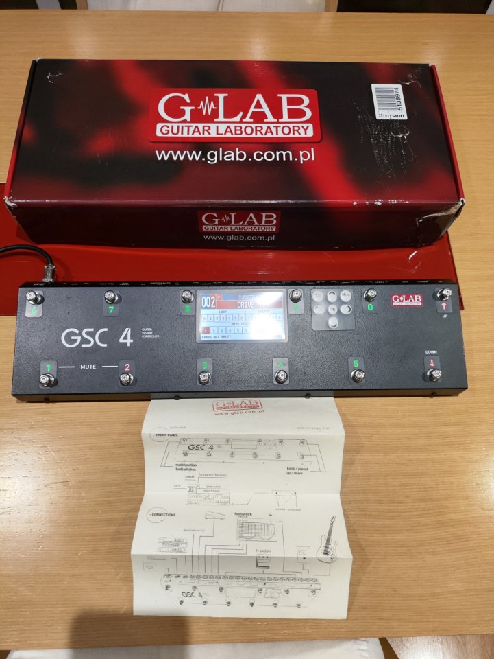 Controlador MIDI G-LAB GSC 4 guitarra bajo pedales de segunda mano · Foto 1 de 10 · Barcelona · 350 €