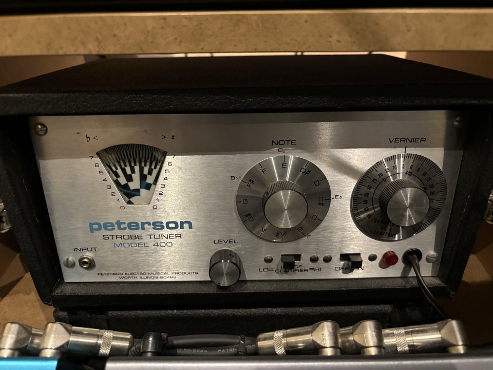 1960's Peterson Model 400 Strobe Tuner