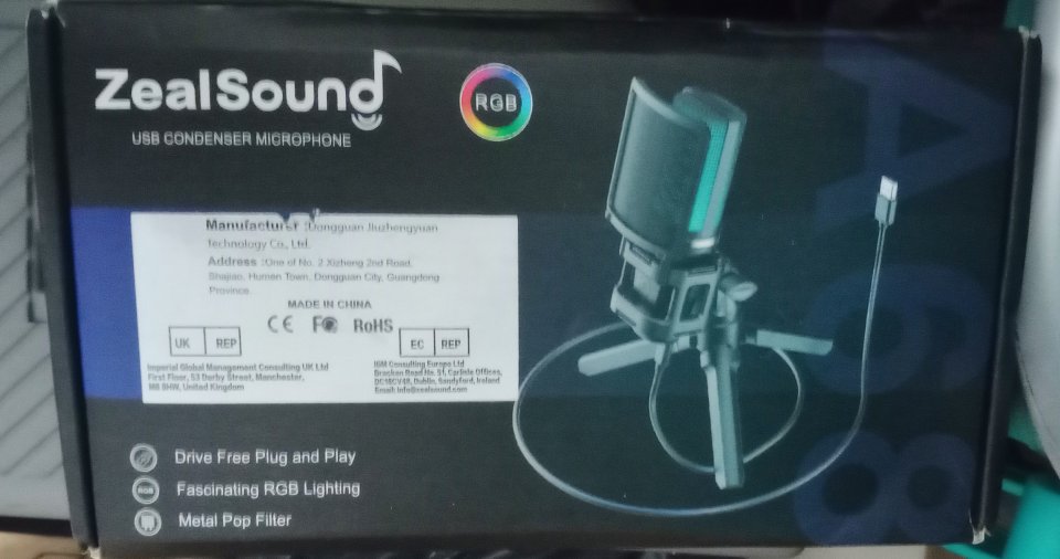 Micrófono de condensador USB ZealSound de segunda mano · Foto 2 de 2 · Madrid · 20 €