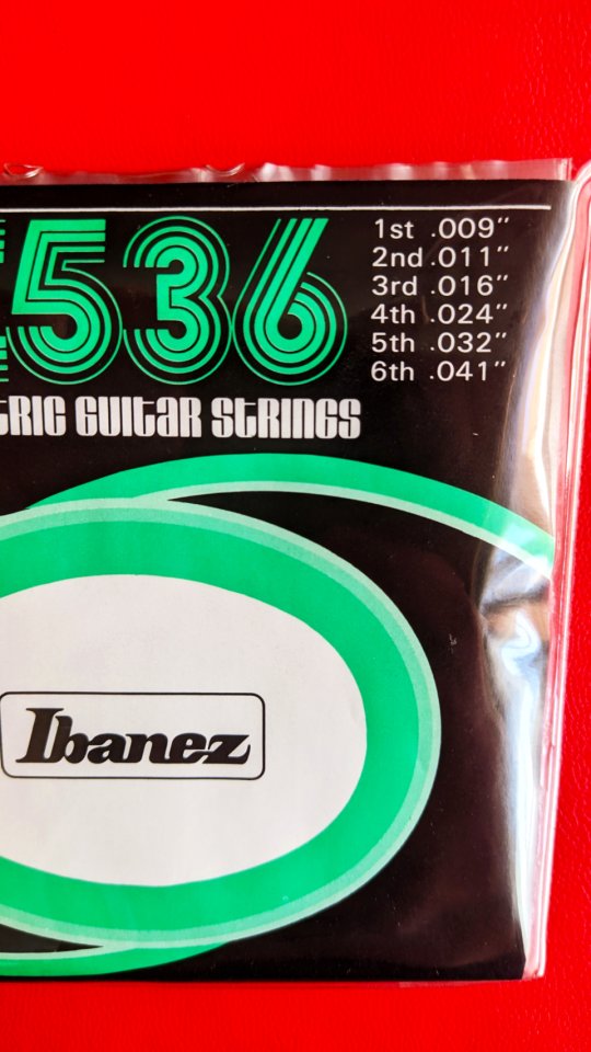 Ibanez E536 - Cuerdas Guitarra Eléctrica de segunda mano · Foto 3 de 6 · Barcelona · 4 €