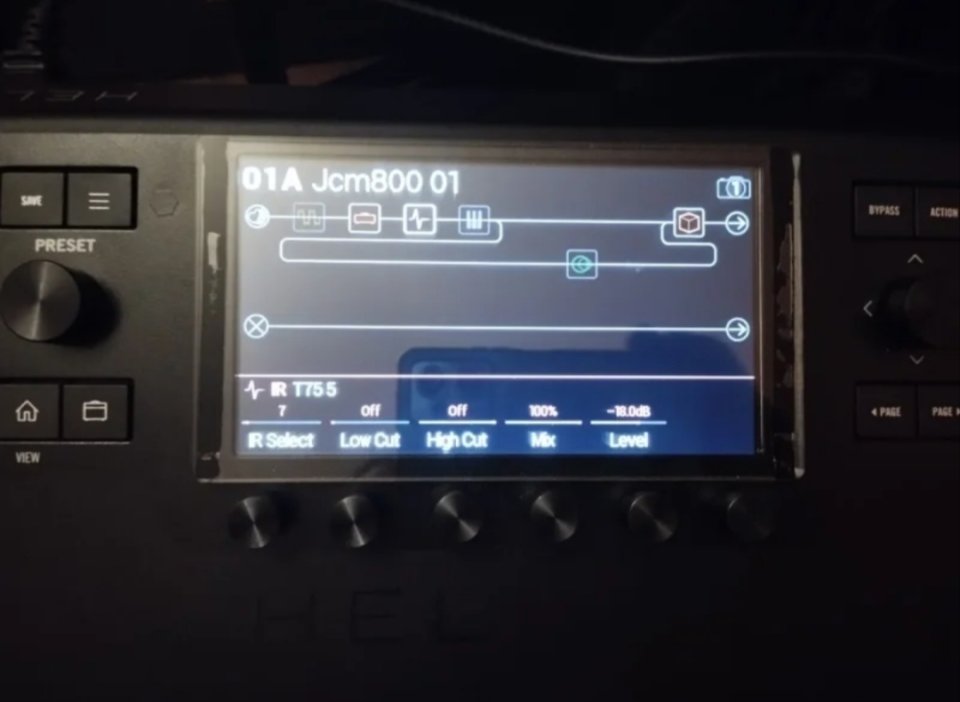 Pedalera line 6 helix lt