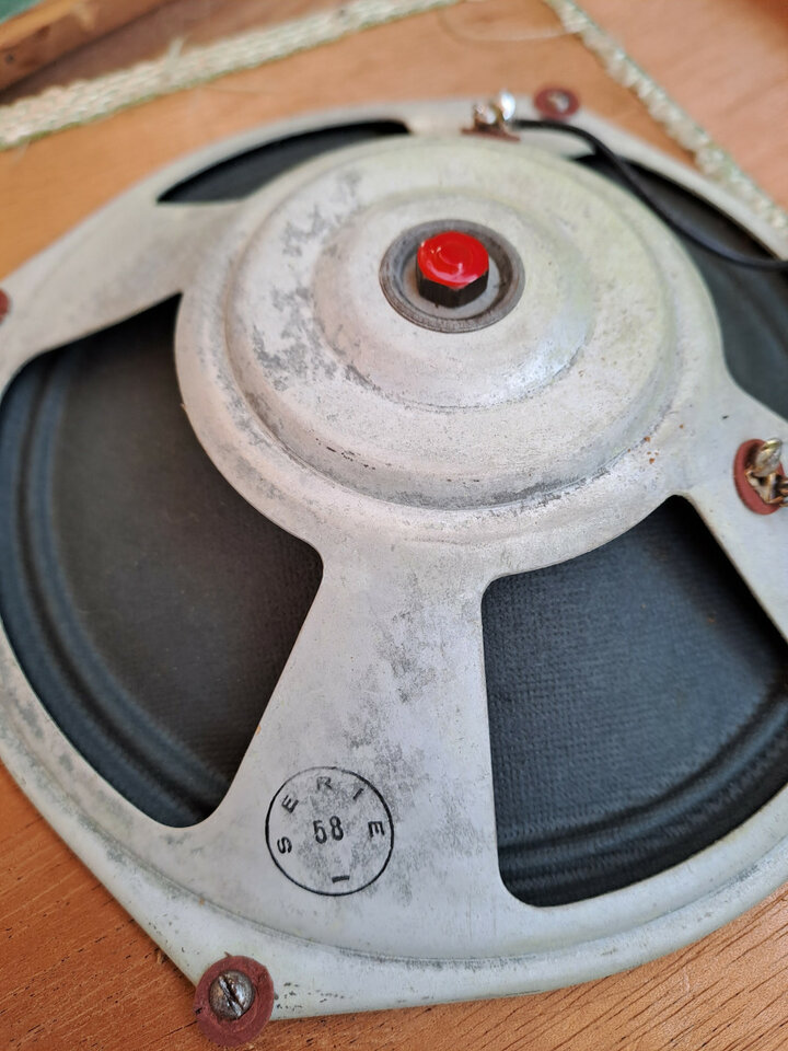 Amplificador valvulas maleta año 58