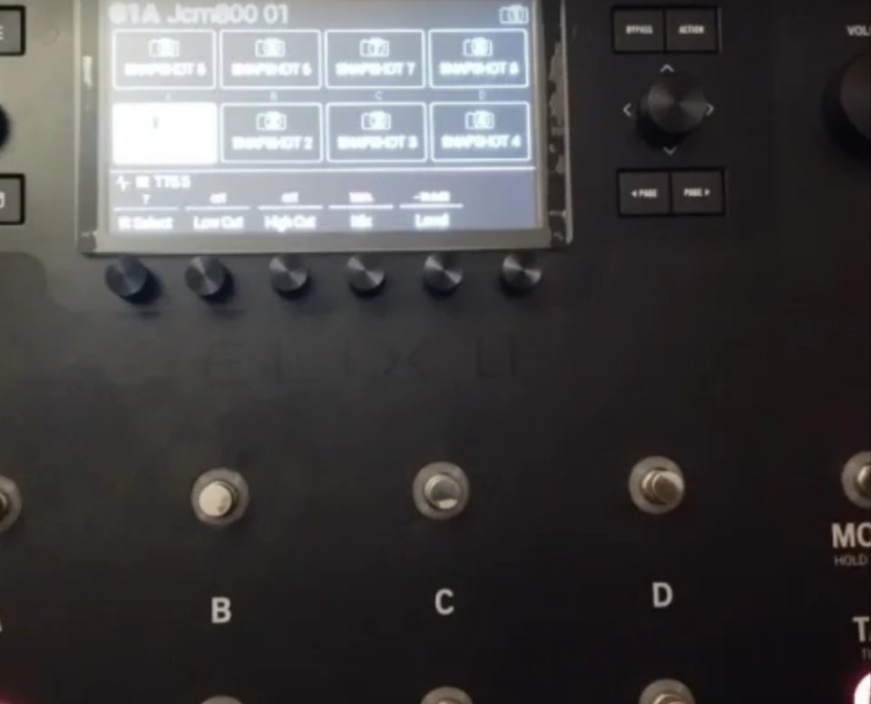 Pedalera line 6 helix lt