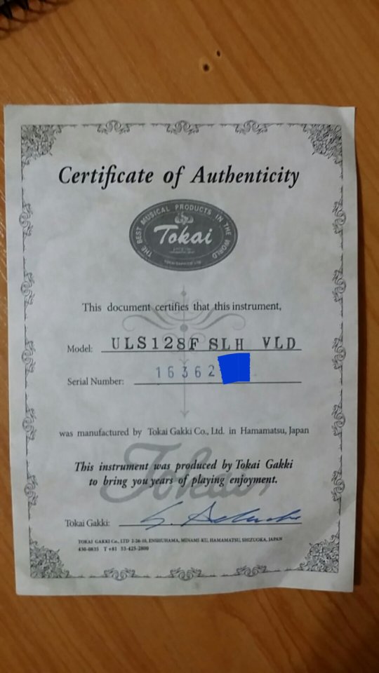 Guitarra Tokai LS128F SLH