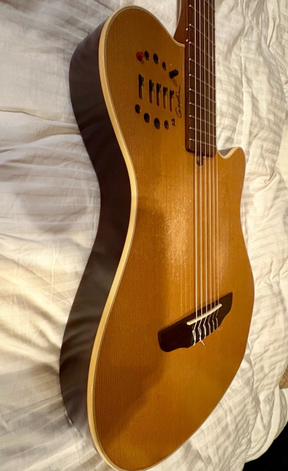 Godin Multiac Grand Concert Duet (2003) - Gama Alta (Mic/Piezo) + Estuche TRIC de segunda mano · Foto 2 de 10 · Granada · 1600 €