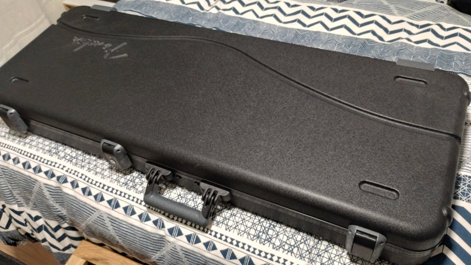 Guitarra eléctrica Fender Jazzmaster American Pro II  y case Fender Deluxe