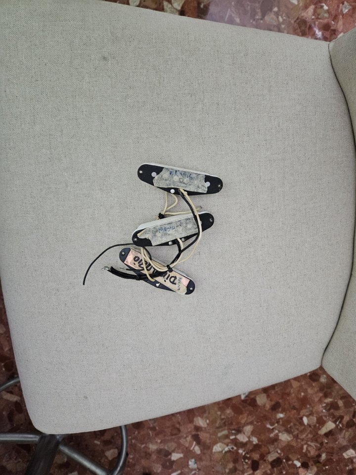 Dimarzio blue velvet (2) + Red velvet juego completo RESERVADO