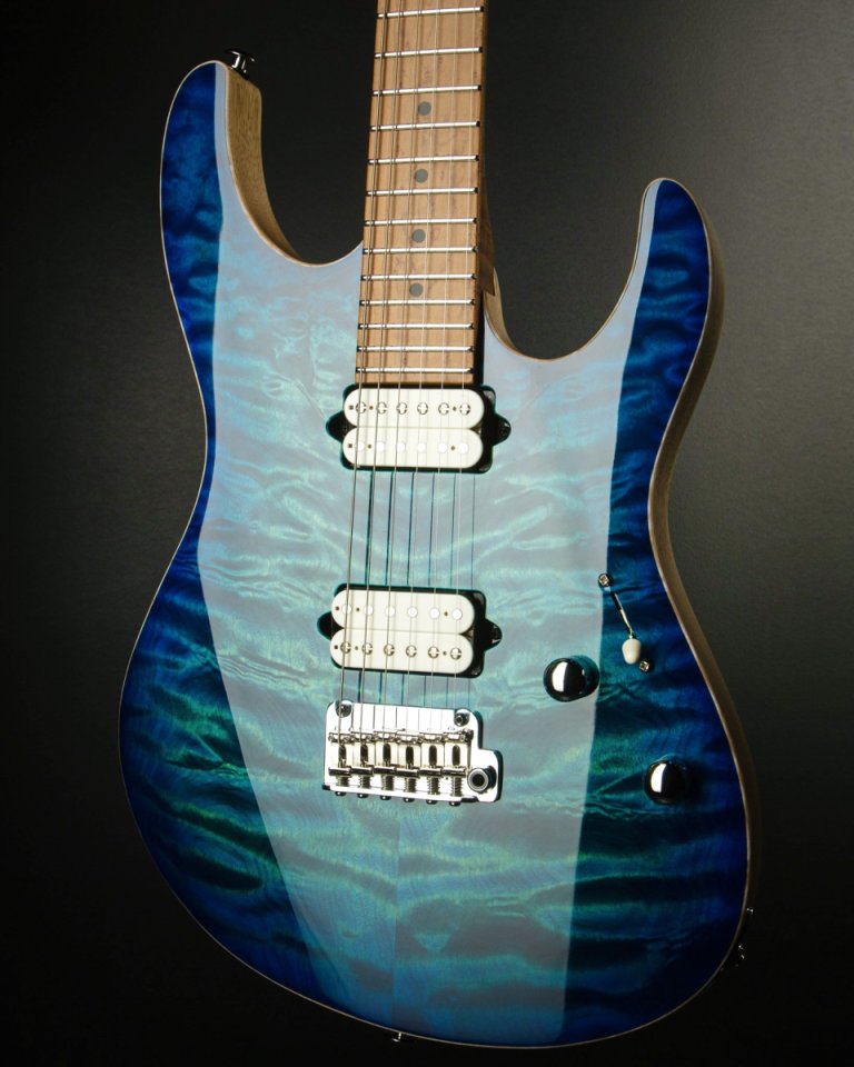 Suhr Modern Aqua blue burst Custom