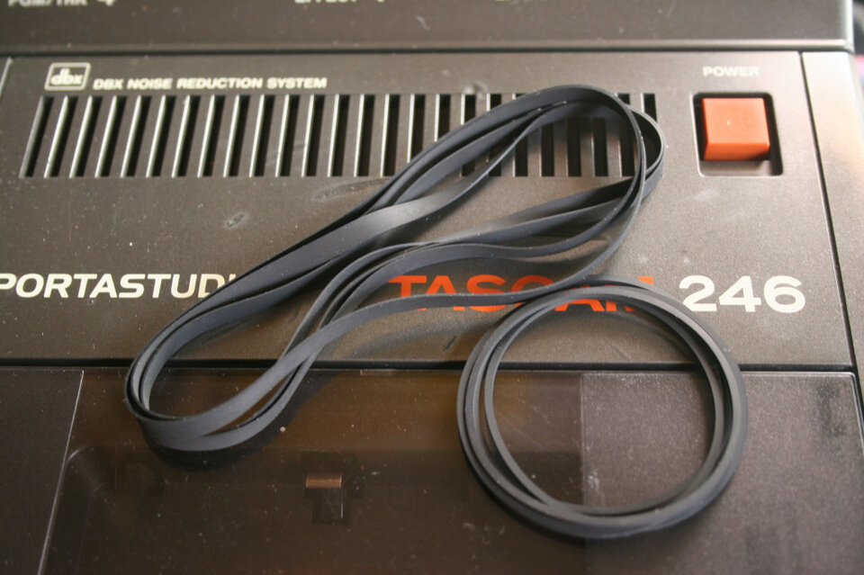 TASCAM 246 Control & Capstan Belt / Pinch Roller / Idler Tyres