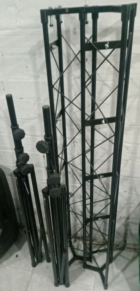 En venta puente pequeño Trilite 4 tramos negro. de Demo.