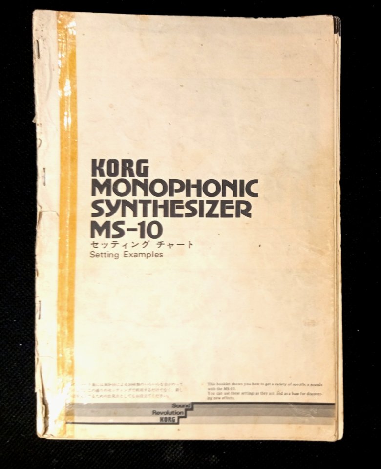 Sintetizador analógico Korg MS-10